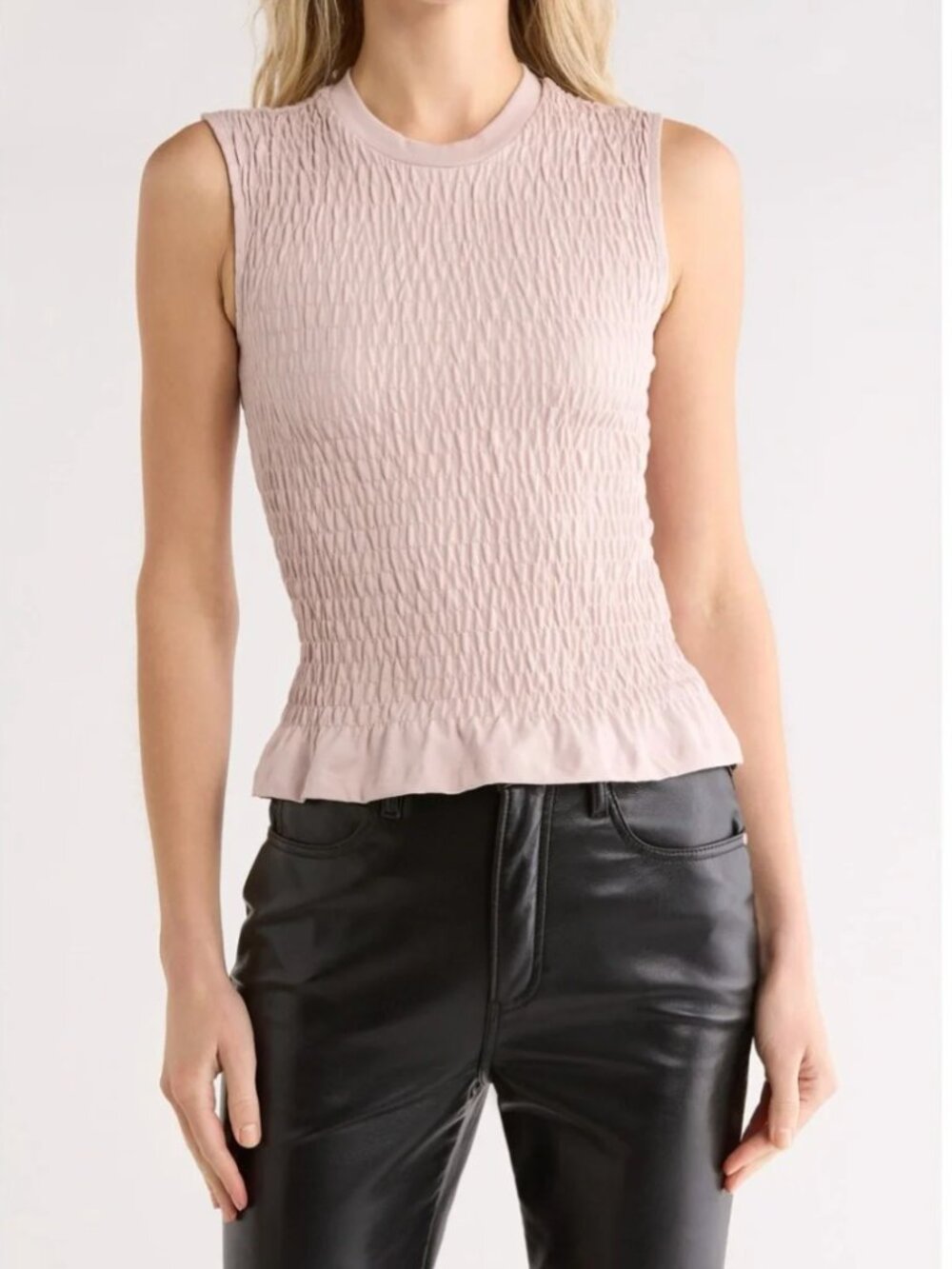 NWOT ALLSAINTS Ode Sleeveless Peplum Top